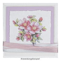 3-D Relief-Sticker, Blumensträuße 1, verschiedene Größen, selbstklebend