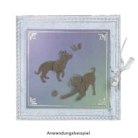 Jumbo-Stanzer, Hunde, 6,8cm x 6,7cm