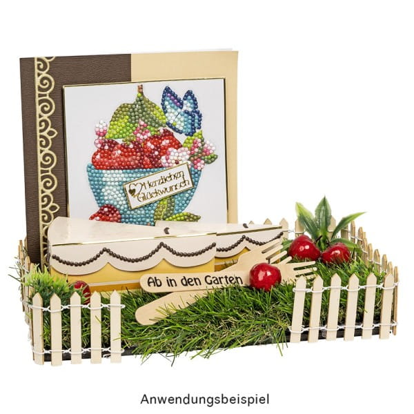 Diamond-Painting-Sticker, Sommerzeit, DIN A4, 4 Bogen