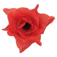 Deko-Blüte Rose, zum Selbstgestalten, rot, 501-teilig, 50 Stück