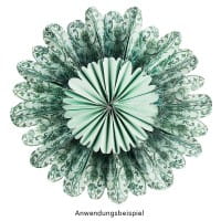 Schablone Falt-Blume "Flora 2", 8 verschiedene Blütenspitzen, inkl. Anleitung