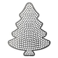 Diamond-Painting-Lineal, Tannenbaum 2, Motivgröße: 9,6cm x 12,1cm