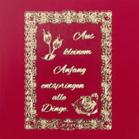 Gravur-Sticker, Lebensweisheiten 2, transparent/gold, 10 Bogen