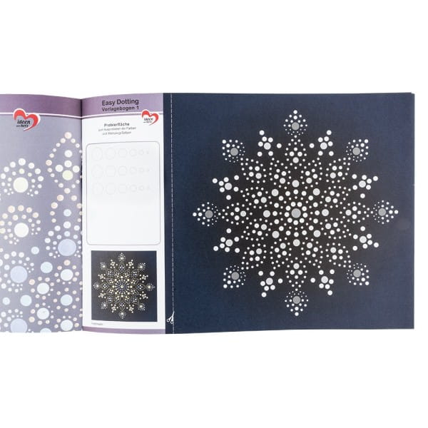 Malvorlage Easy Dotting, Punktmalerei, Zauberhafte Mandalas 2, 8 Vorlagen