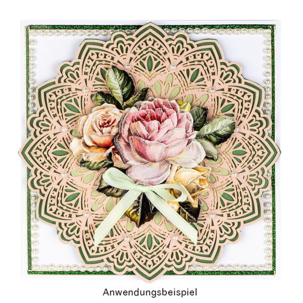 Klappkarten-Set, weiß, 14,5cm x 14,5cm, 240g/m², inkl. Umschläge, 50 Stück