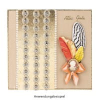Blattgold-Imitat, 15cm x 15cm, 25 Bogen