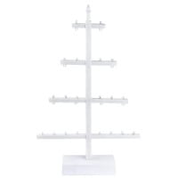 LED-Dekoleuchter, Tanne, 40cm hoch, 21 LED-Lichter in Warmweiß, Timer