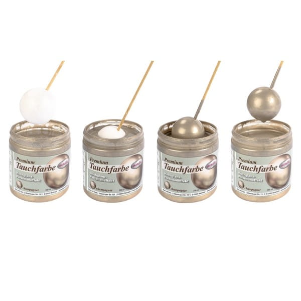 Premium-Tauchfarbe, metallic, champagner, 250ml