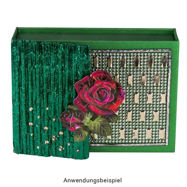 Decoupage-Metallicfolie, DIN A4, 10 Designs, 100 Bogen