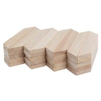 Bastelklötzchen, mit Gehrungsschnitt 2, 16cm x 2,3cm x 0,8cm, glatt geschliffen, 40 Stück