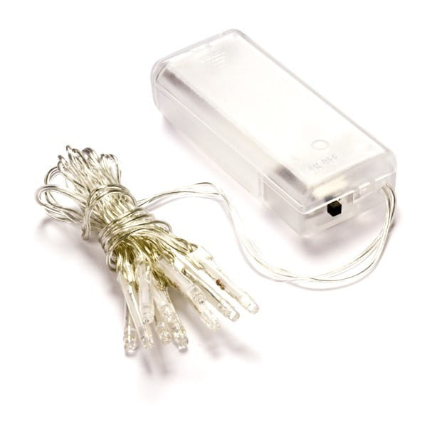 LED-Lichterkette, warmweiß, 5mm Lampen-Ø, 15cm Abstand, 12er | Lichterketten | LED & Leucht-Deko | Deko- & Geschenkartikel