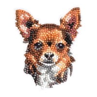 Diamond-Painting-Sticker, Hunde, DIN A4, 4 Bogen