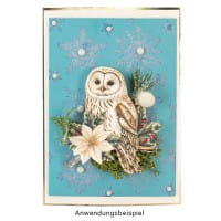 Gel-Klebetransfers & Metallic-Transferfolien, Winterschmuck, 10cm x 30cm, 10 Bogen