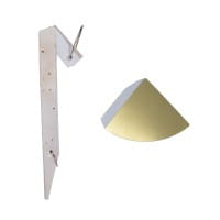 Magnet-Falt-Tanne, Design 1, Ø9,5cm, 17cm hoch, 180g/m², inkl. Tannenspitze
