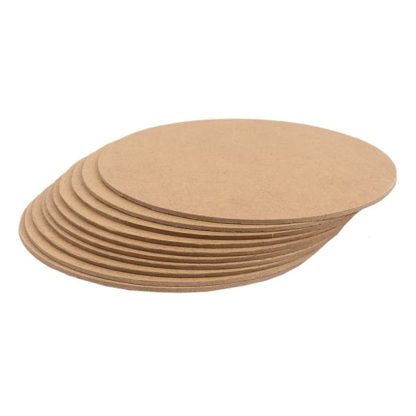 Kreativ-Platten, rund, Ø 14cm, Stärke: 2mm, 10 Stück