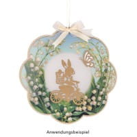 Motiv-Windradfolien, Blumen, Ø 20cm, 500µ, 2 Designs, 8 Stück
