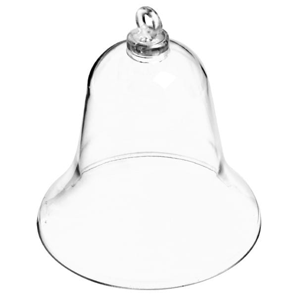 Acryl-Glocke ohne Schlegel, Ø 6,5 cm, 5er Set
