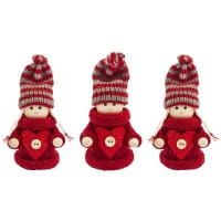 Winter-Püppchen, Ina & Elias, 10cm hoch, 3 Stück
