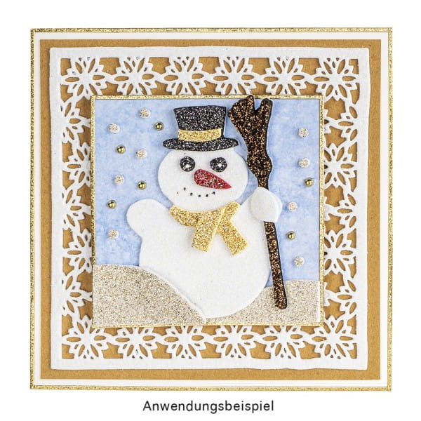 Klappkarten-Set, weiß, 14,5cm x 14,5cm, 240g/m², inkl. Umschläge, 50 Stück