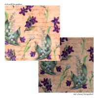Motiv-Transparentpapiere Deluxe, Frühlingsblumen, DIN A4, versch. Designs, geprägt, 10 Bogen