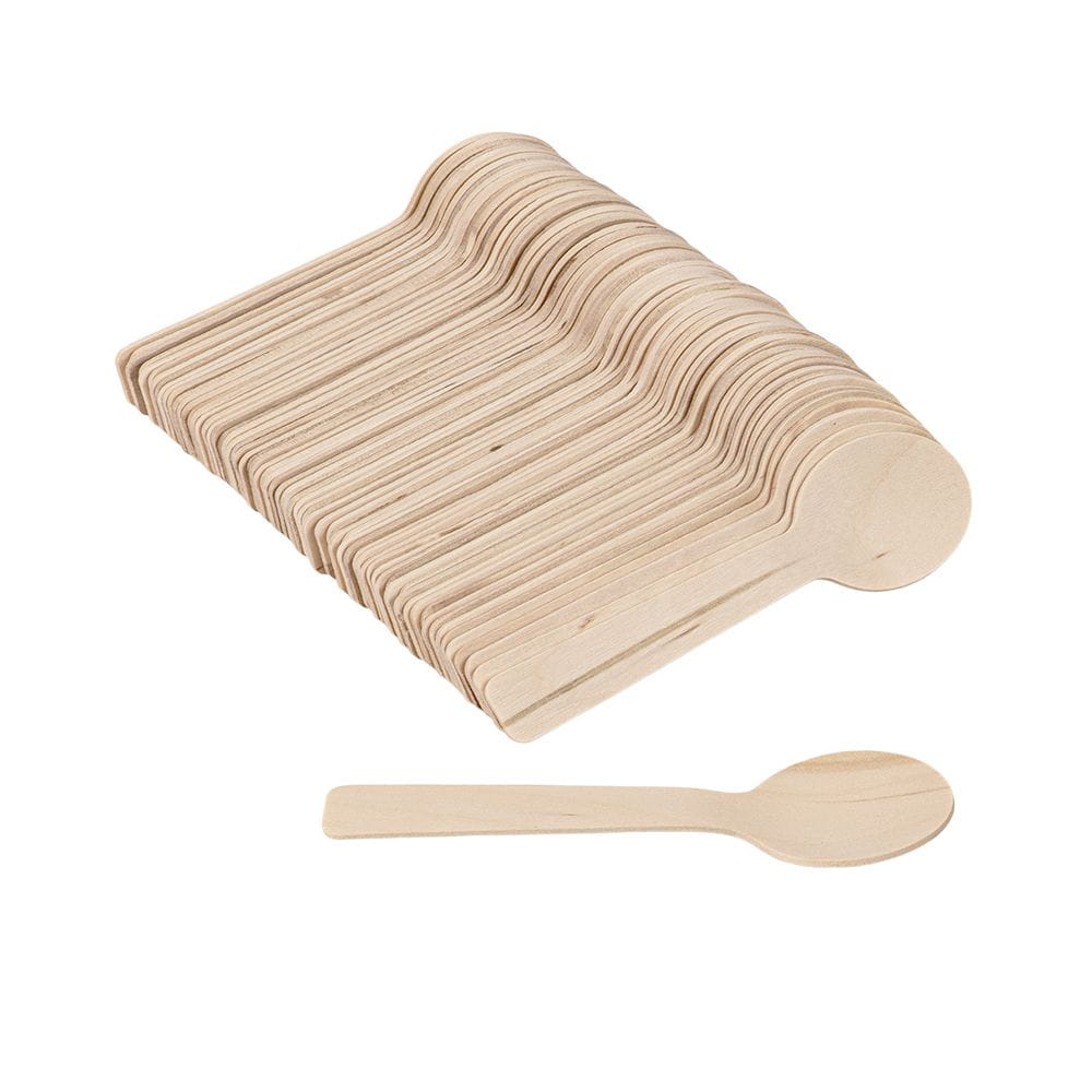 Holzlöffel, klein, 10cm lang, 2,7cm breit, natur, 70 Stück | Sonstiges aus Holz | Holz | Bastelbedarf