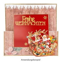 3-D Motive, Weihnachten nostalgisch 2, 8-11cm, 10 Motive
