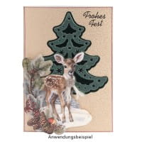 3-D Motive, Tiere im Winter, 7,5-10cm, 10 Motive