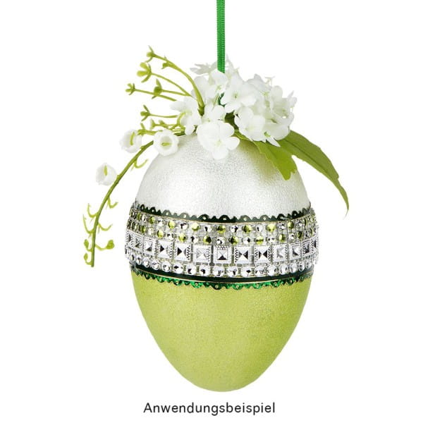 Styroporeier, 6cm hoch, Ø 4cm, 10 Stück