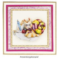 3-D Motive, Schnecke "Carsten", 5,5-10cm, 10 Motive