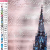 Diamond-Painting-Bild, Kölner Dom, 25cm x 35cm, inkl. Werkzeug