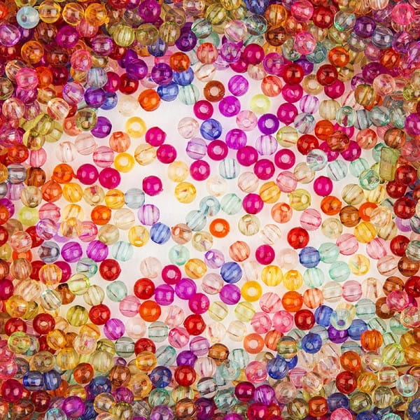 Perlen "Diana", Ø 4 mm, 4000 Stück, 20 verschiedene Farben