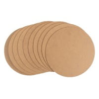 Kreativ-Platten, rund, Ø 14cm, Stärke: 2mm, 10 Stück