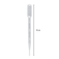 Pipetten, 16cm lang, für je 3ml Inhalt, transparent, 25 Stück