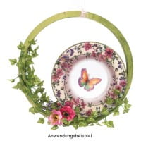 Transparent-Sticker, Schmetterlinge, versch. Designs, mit Glitzerveredelung, 10cm x 30cm, 10 Bogen