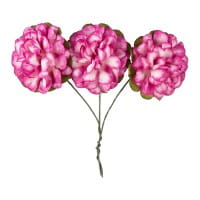 Deko-Blüten, Hortensien, Ø 3cm, 10 verschiedene Farben, 90 Stück