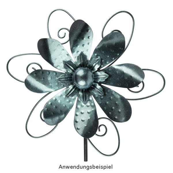 Windrad Design 3, Ø 29,5cm, Höhe 107cm, schwarz