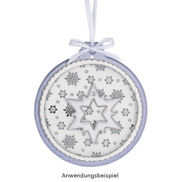 Stanzbogen, Fensterschmuck Winter, DIN A4, 800g/m², 5 Farben, 5 Bogen