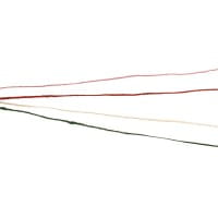 Jutekordeln, Ø 2 mm, verschiedene Farben, je 50 m lang, 4 Stück