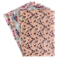 Motiv-Transparentpapiere Deluxe, Rosen, DIN A4, versch. Designs, 10 Bogen
