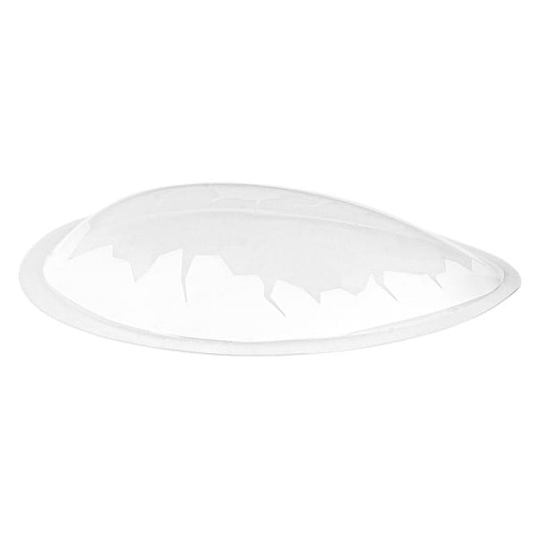 Motiv-Bolblister, Ei, Design 1, transparent mit weißem Eierschalendesign, 10 Stück