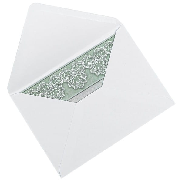 Motiv-Grußkarten, Spitze, B6, 230 g/m², verschiedene Designs, inkl. Umschläge, 10 Stück