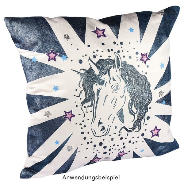Laser-Kunststoff-Schablone, DIN A4, Einhorn