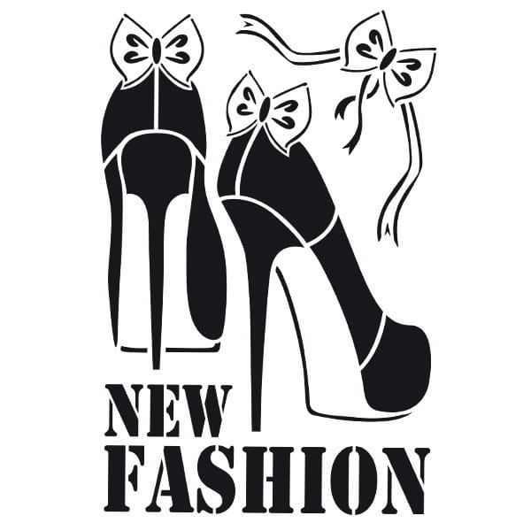 Laser-Kunststoff-Schablone, DIN A4, New Fashion Pumps