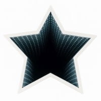 LED-Stern Infinity, zum Aufstellen, Ø 29,3cm, 60 LEDs in Weiß, inkl. Timer