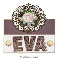 Laser-Kartenaufleger, Zierdeckchen, Ornament 11, 11,5cm x 10,5cm, 220 g/m², 5 Farbtöne, 20 Stück