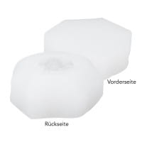 Silikonform Blume 2, Größe fertiges Objekt: Ø6,5cm, 2,5cm hoch