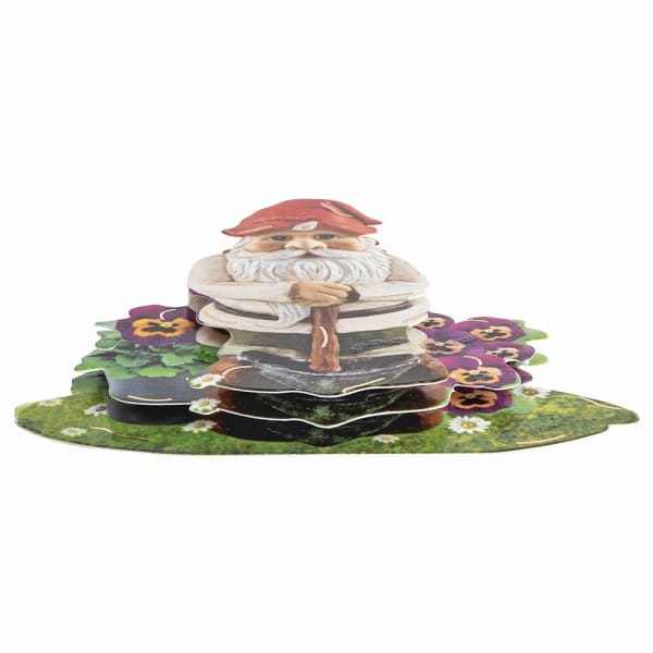 3-D Motive, Gartenzwerge, Gold-Gravur, 8cm, 10 Motive