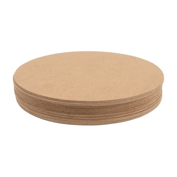 Kreativ-Platten, rund, Ø 14cm, Stärke: 2mm, 10 Stück