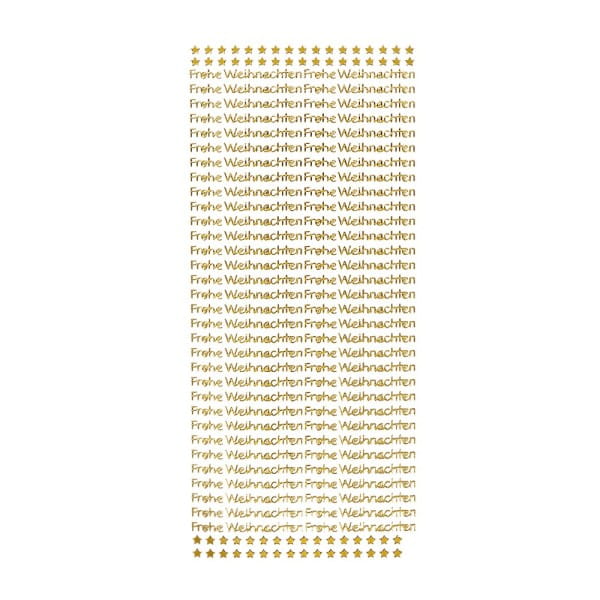 Sticker, Schrift, Frohe Weihnachten, gold