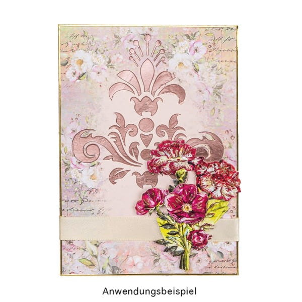 Motiv-Grußkarten, Zauberhafte Blumenwelt 1, 11,5cm x 16,5cm, 5 Designs, inkl. Umschlägen, 10 Stück